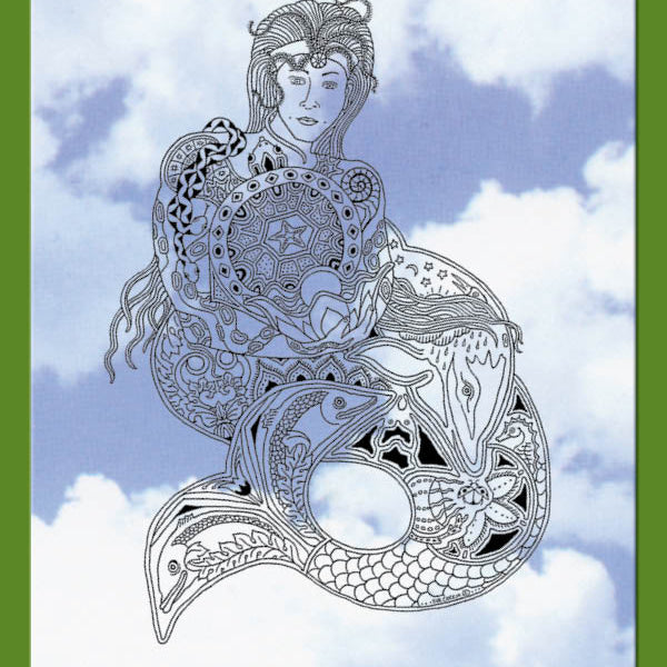 Mermaid Rubber Stamp