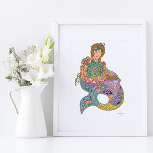 Mermaid Signed Print