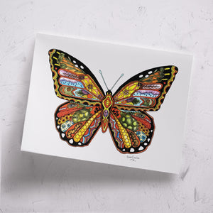 Monarch Butterfly Signed Print
