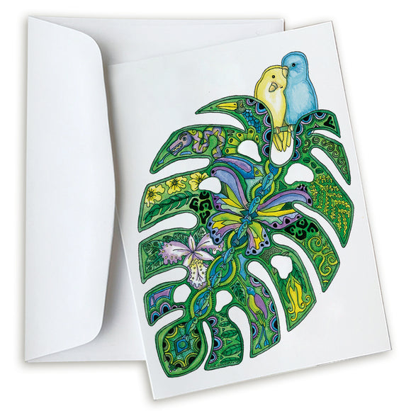 Monstera Note Card