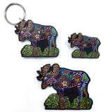 Moose Magnets, Keychains and Pins