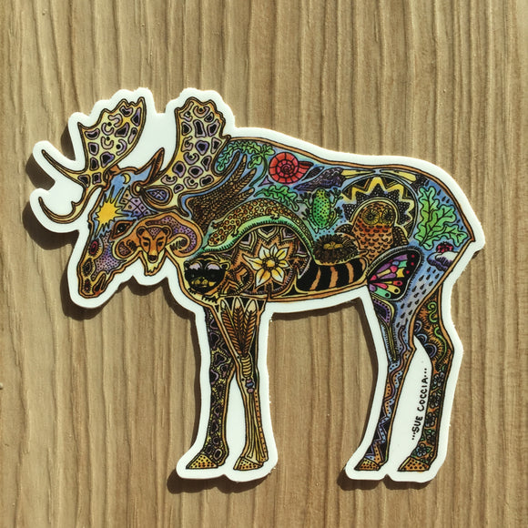 Moose Sticker
