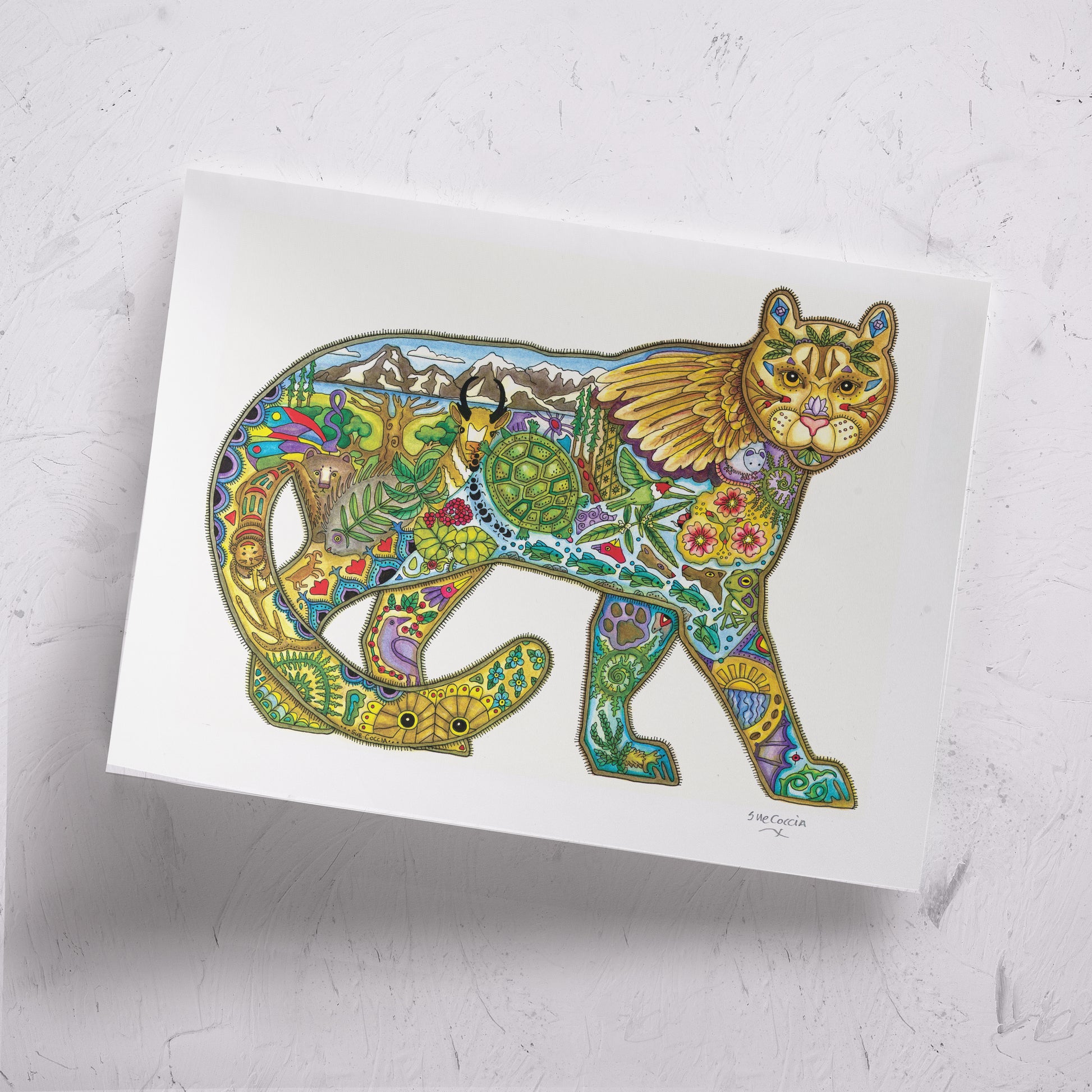 Mountain Lion Signed Print