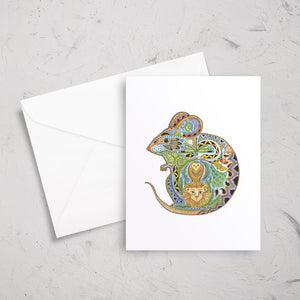 Mouse Note Card