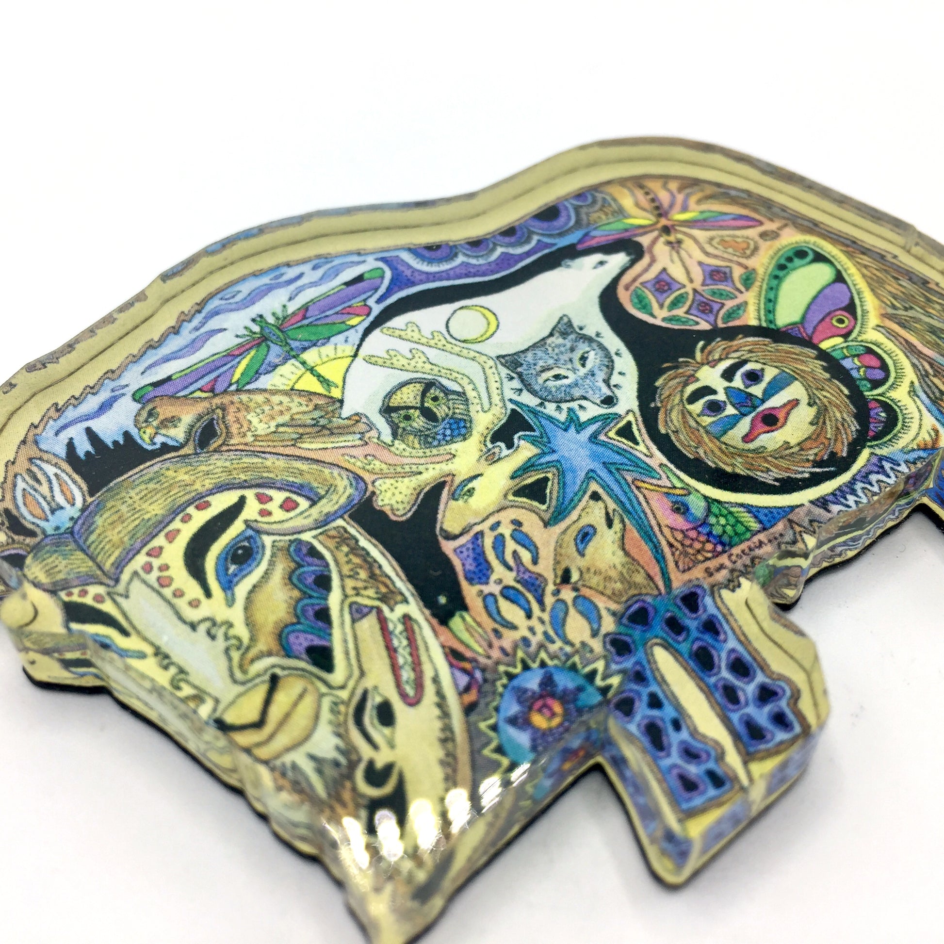 Musk Ox Magnets, Keychains and Pins