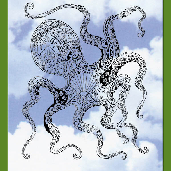 Octopus Rubber Stamp