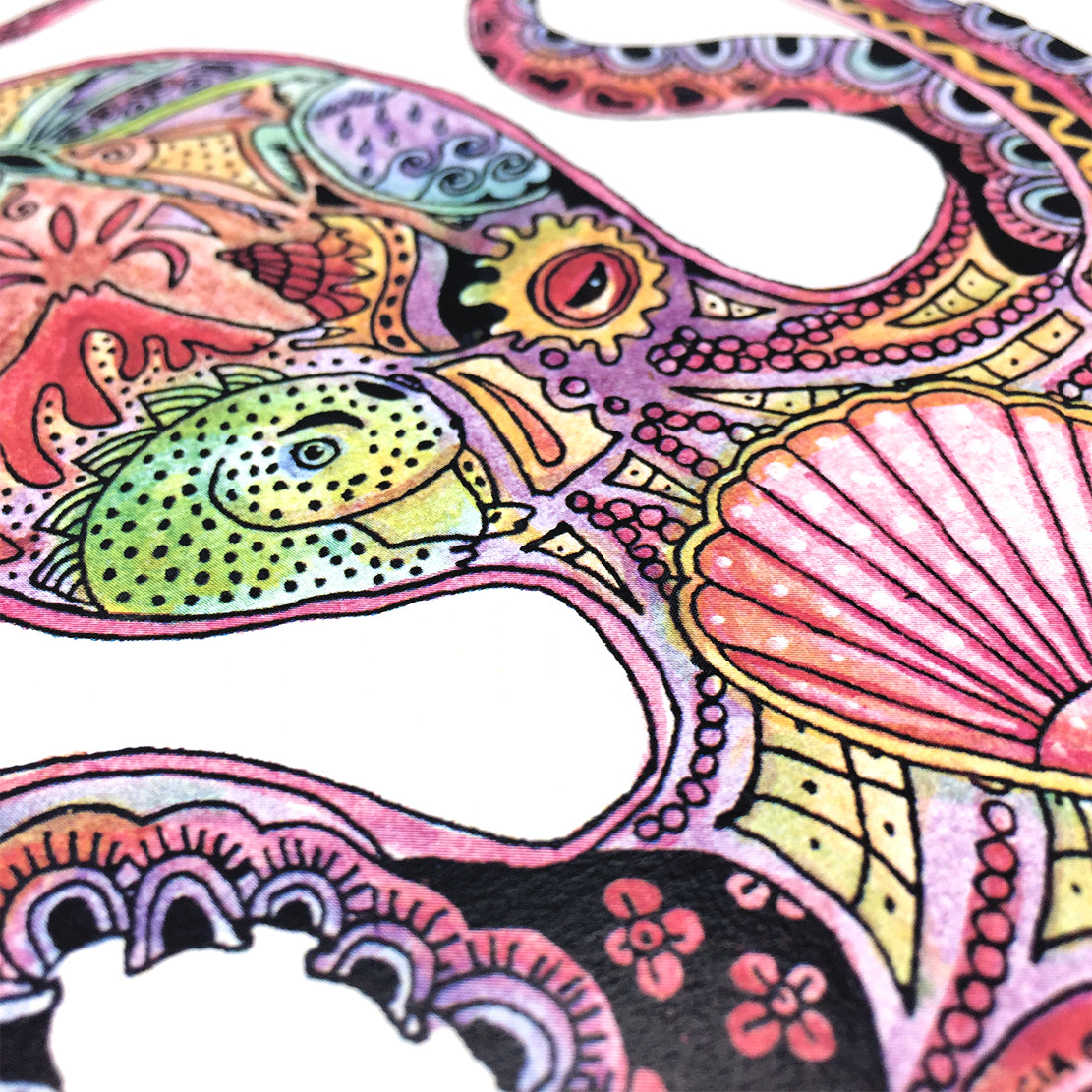 Octopus Signed Print
