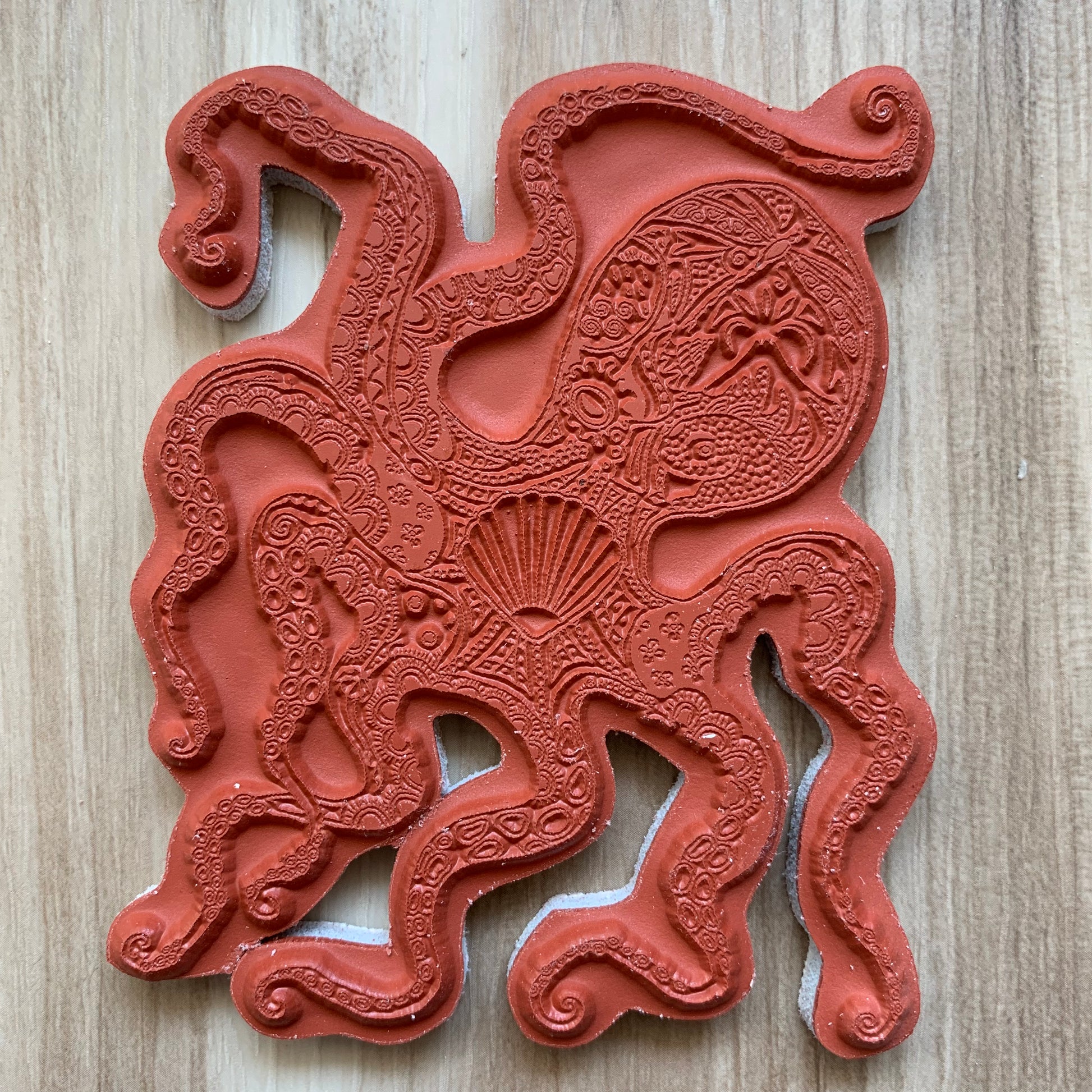 Octopus Rubber Stamp