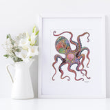 Octopus Signed Print