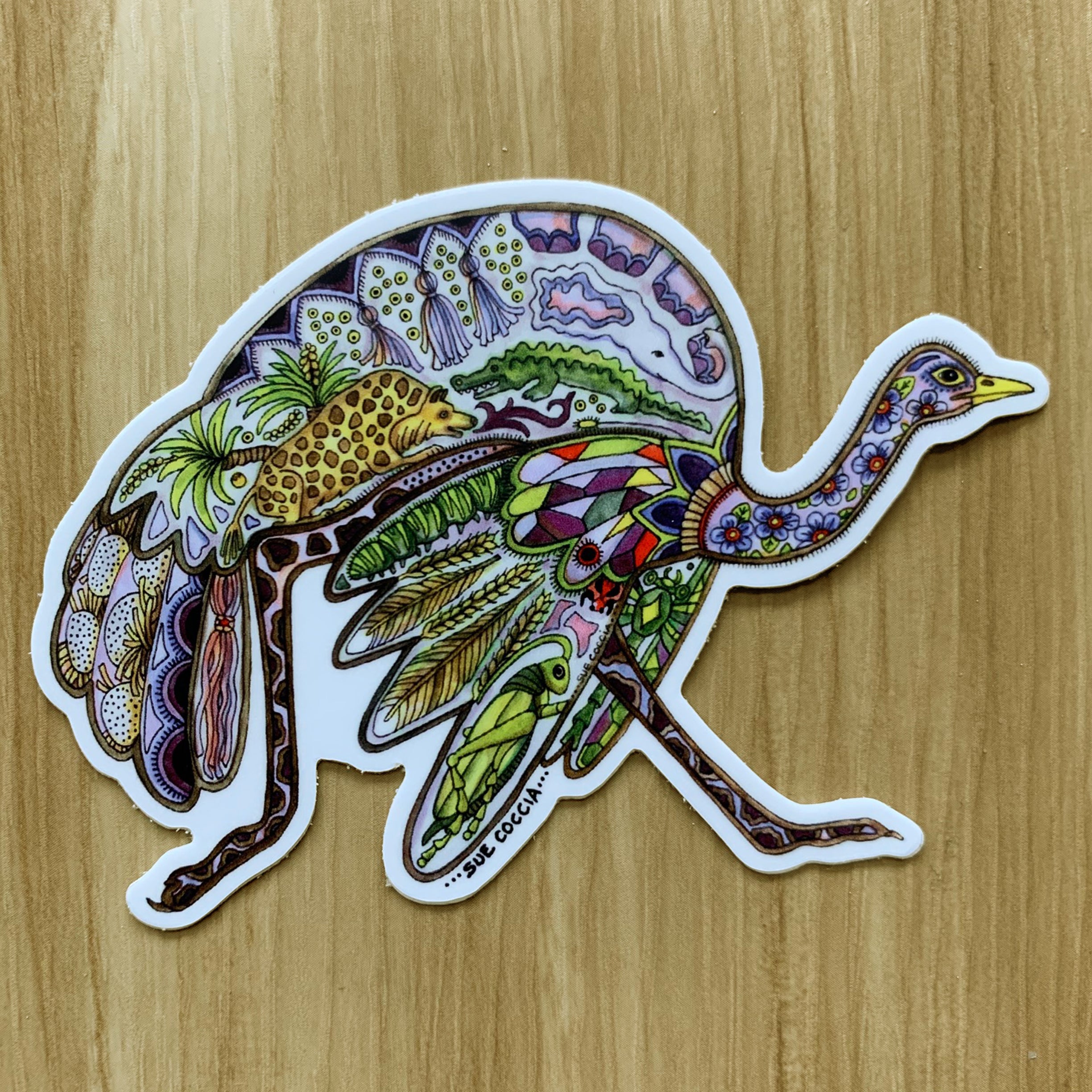 Ostrich Sticker