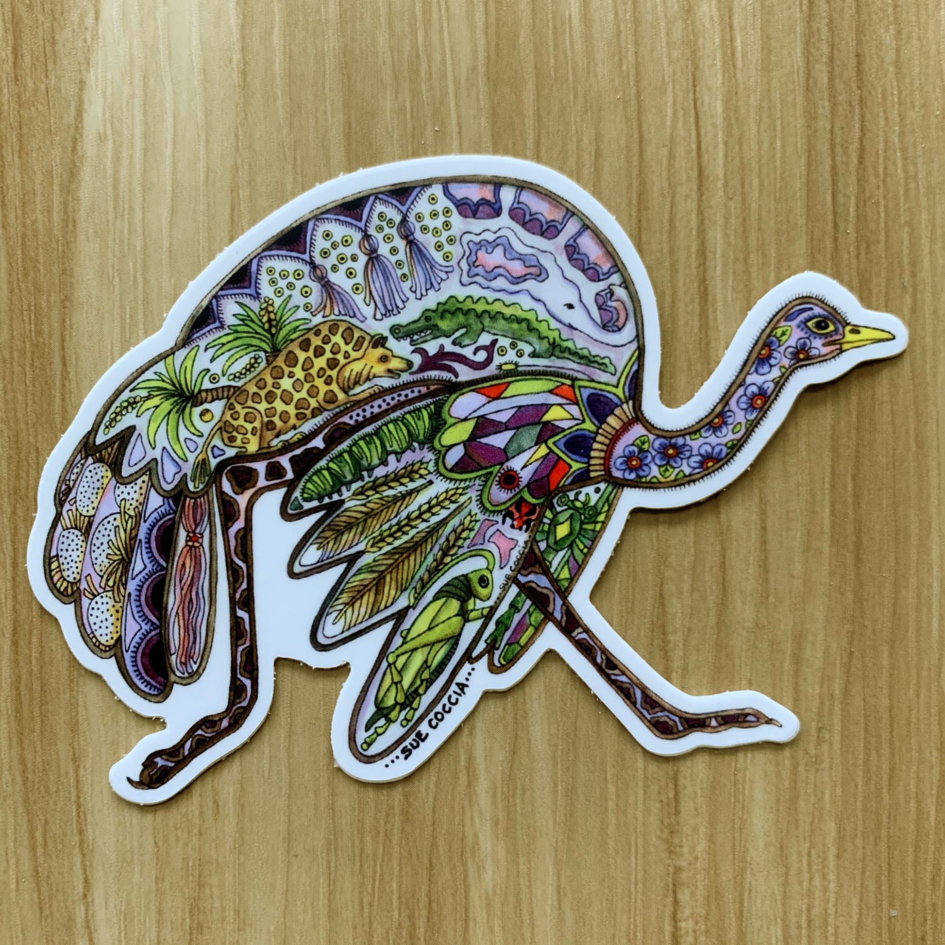 Ostrich Sticker