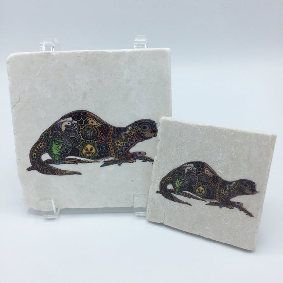 River Otter Coasters and Trivets