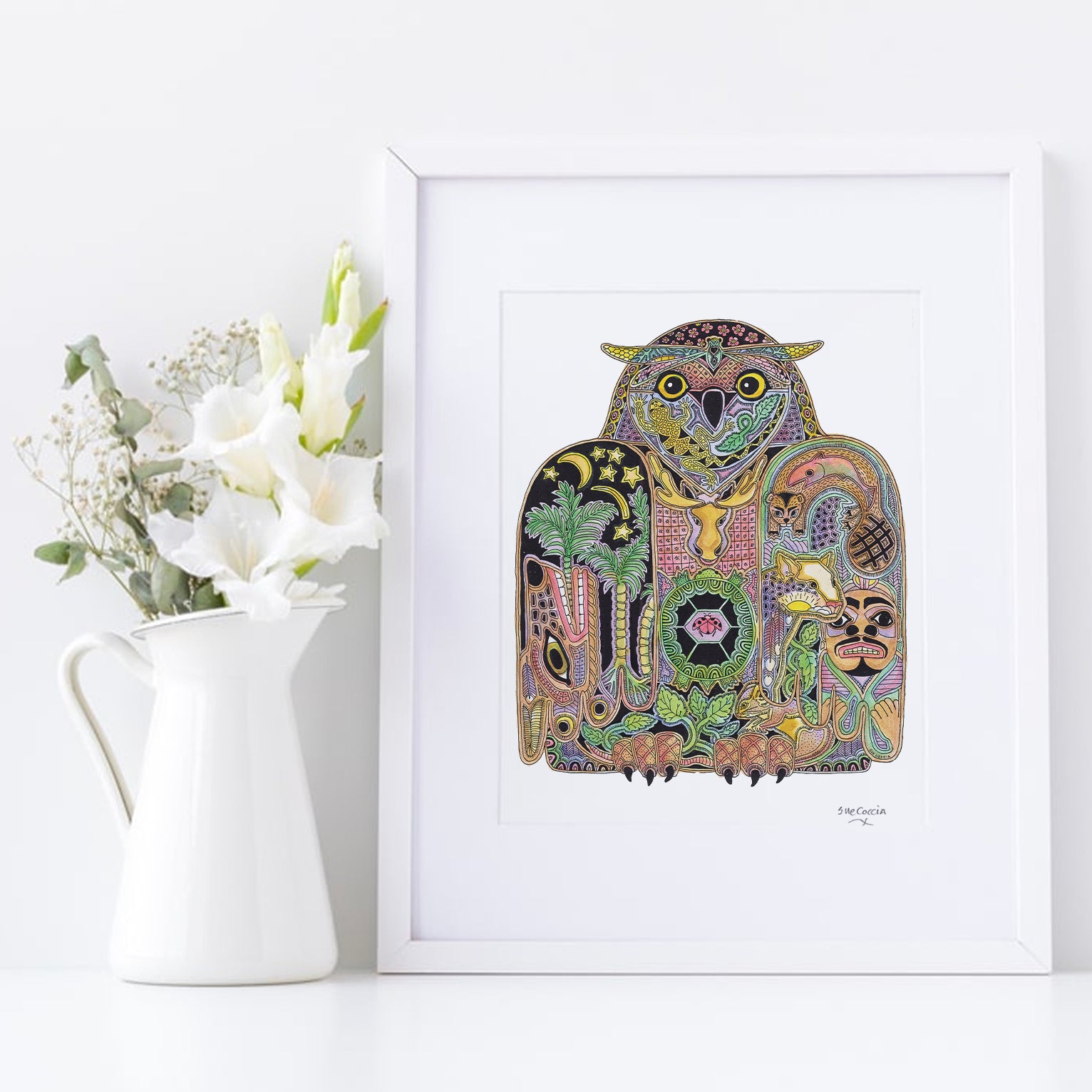 Owl Signed Print