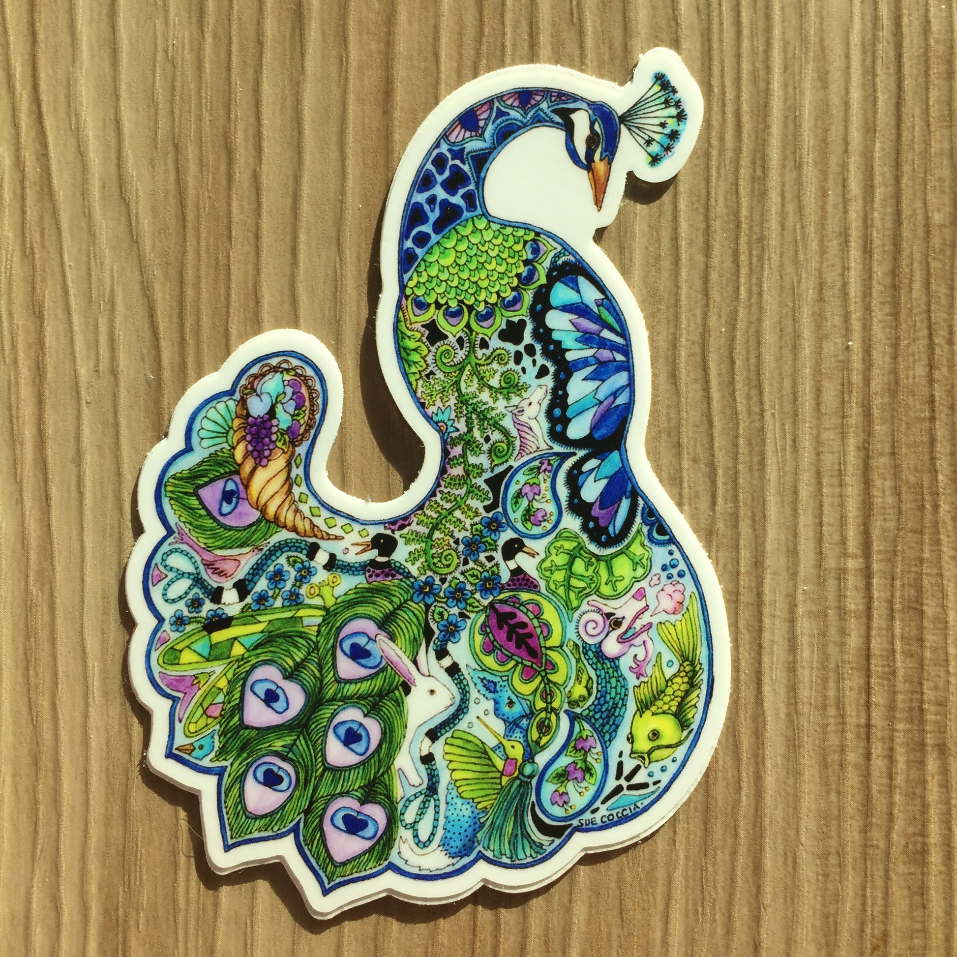Peacock Sticker