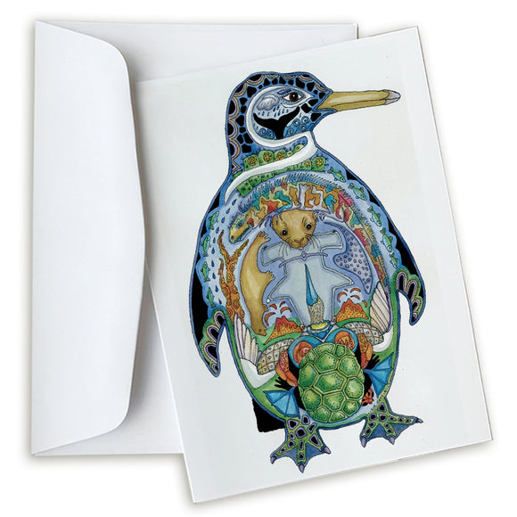 Penguin Note Card