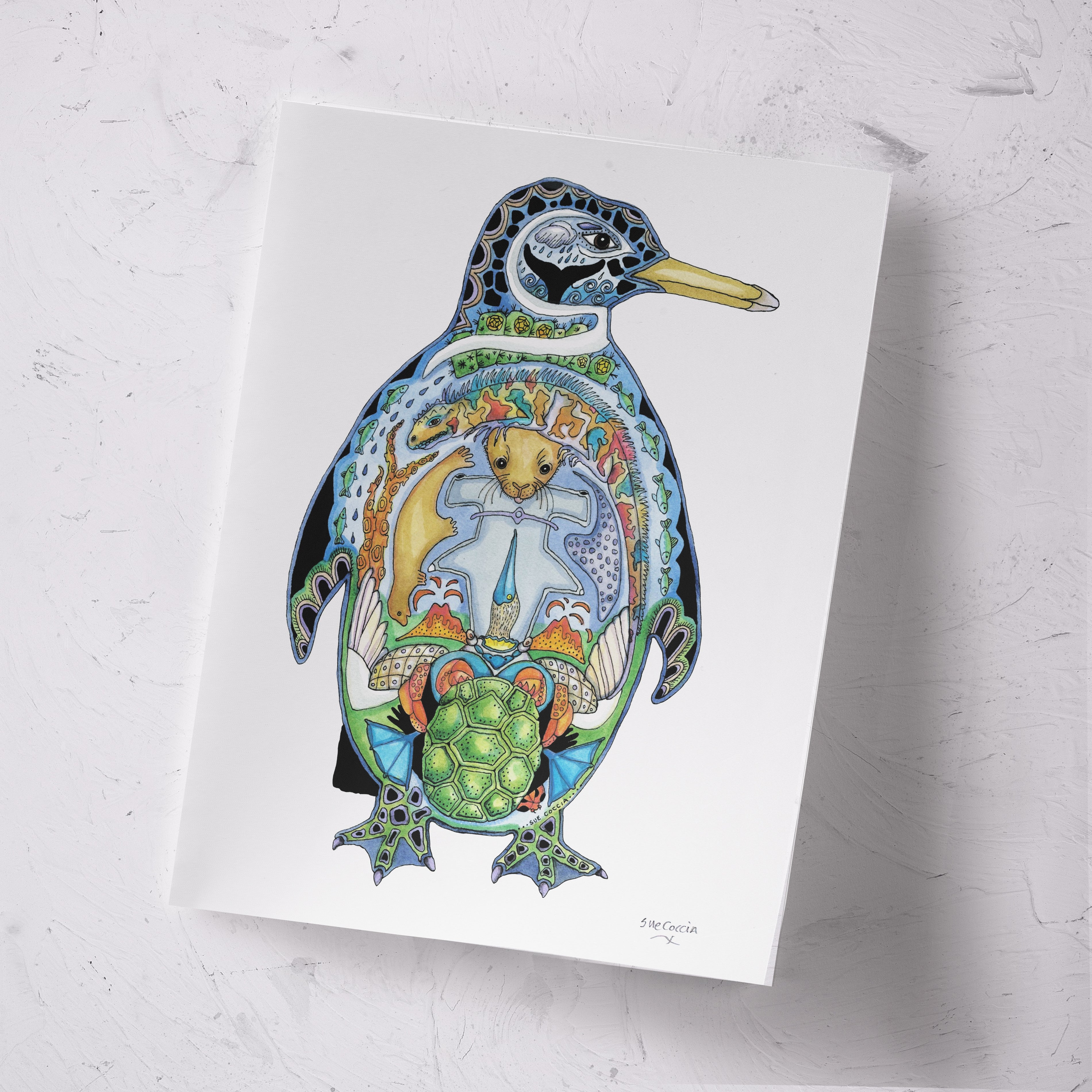 Penguin Signed Print