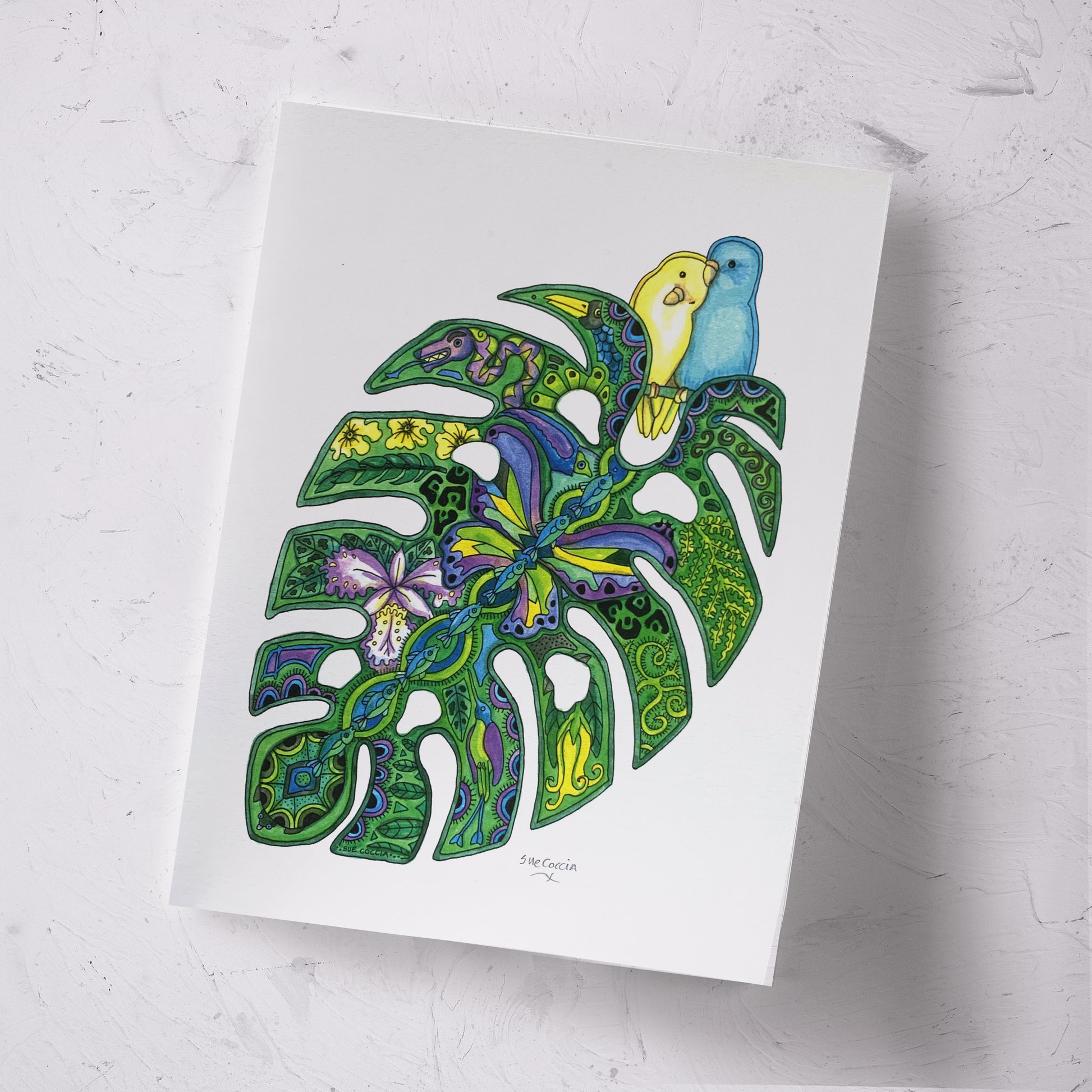 Monstera Signed Print