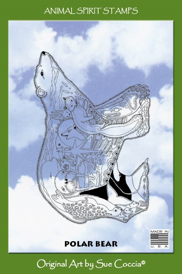 Polar Bear Rubber Stamps