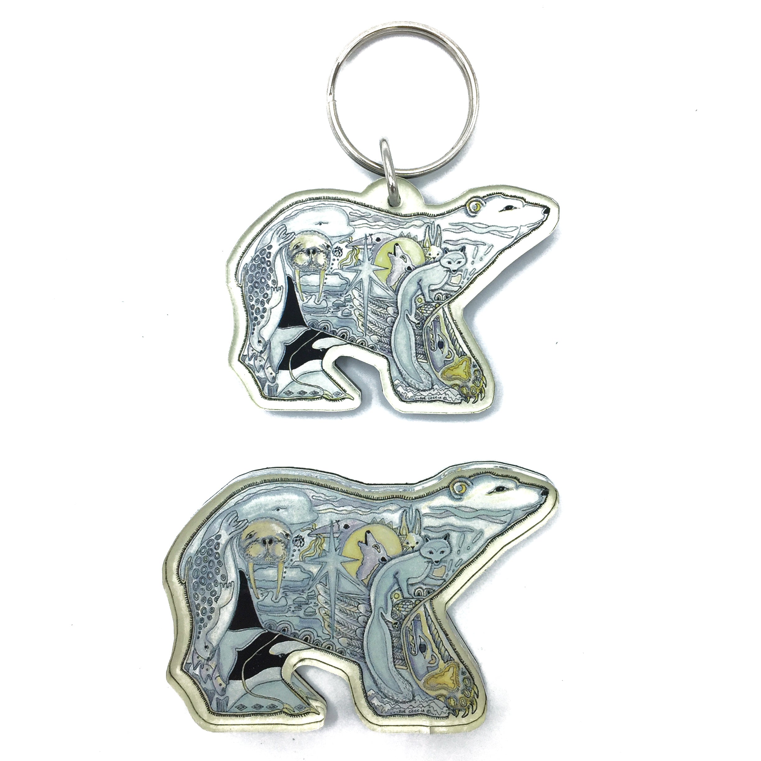 Polar Bear Magnets and Keychains