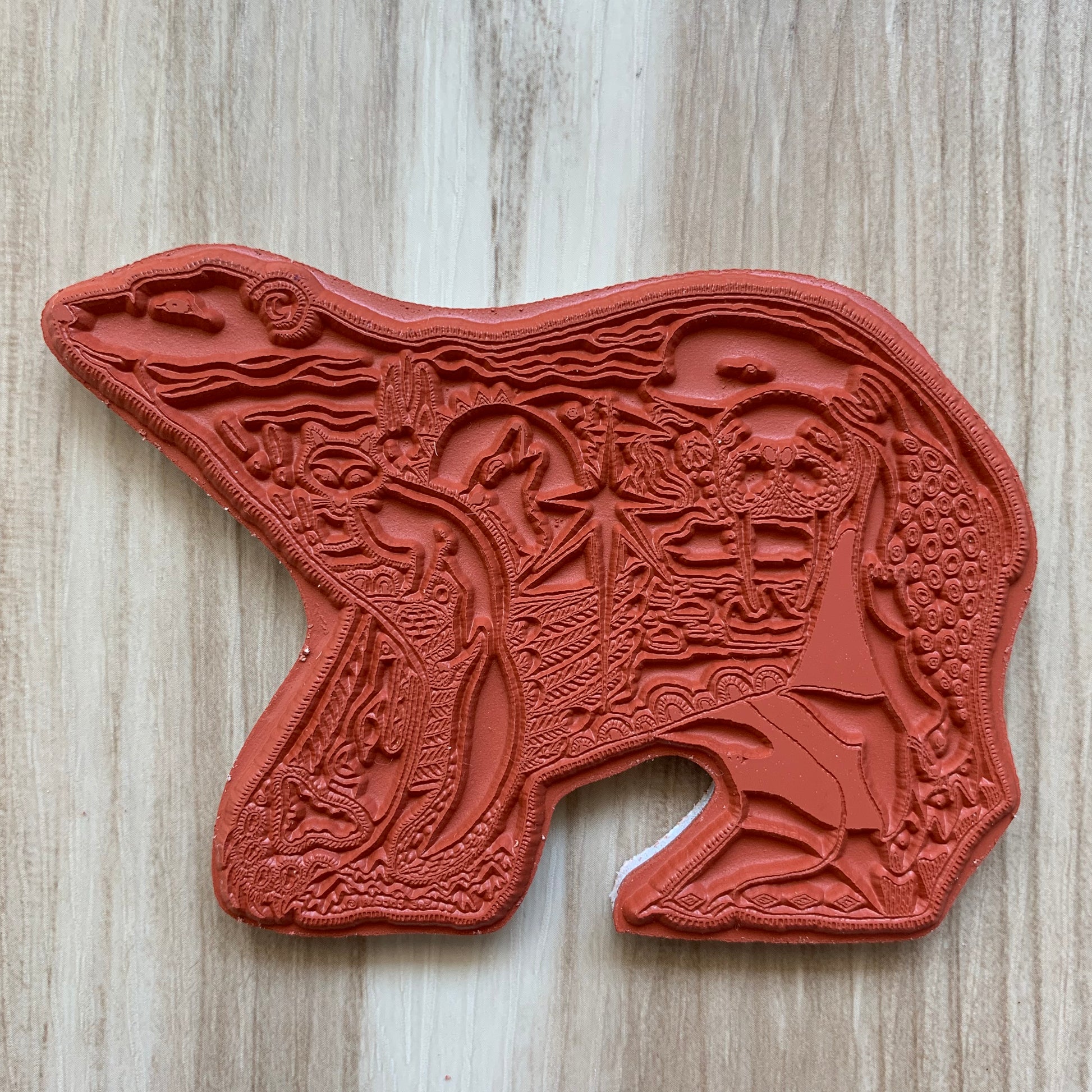 Polar Bear Rubber Stamps