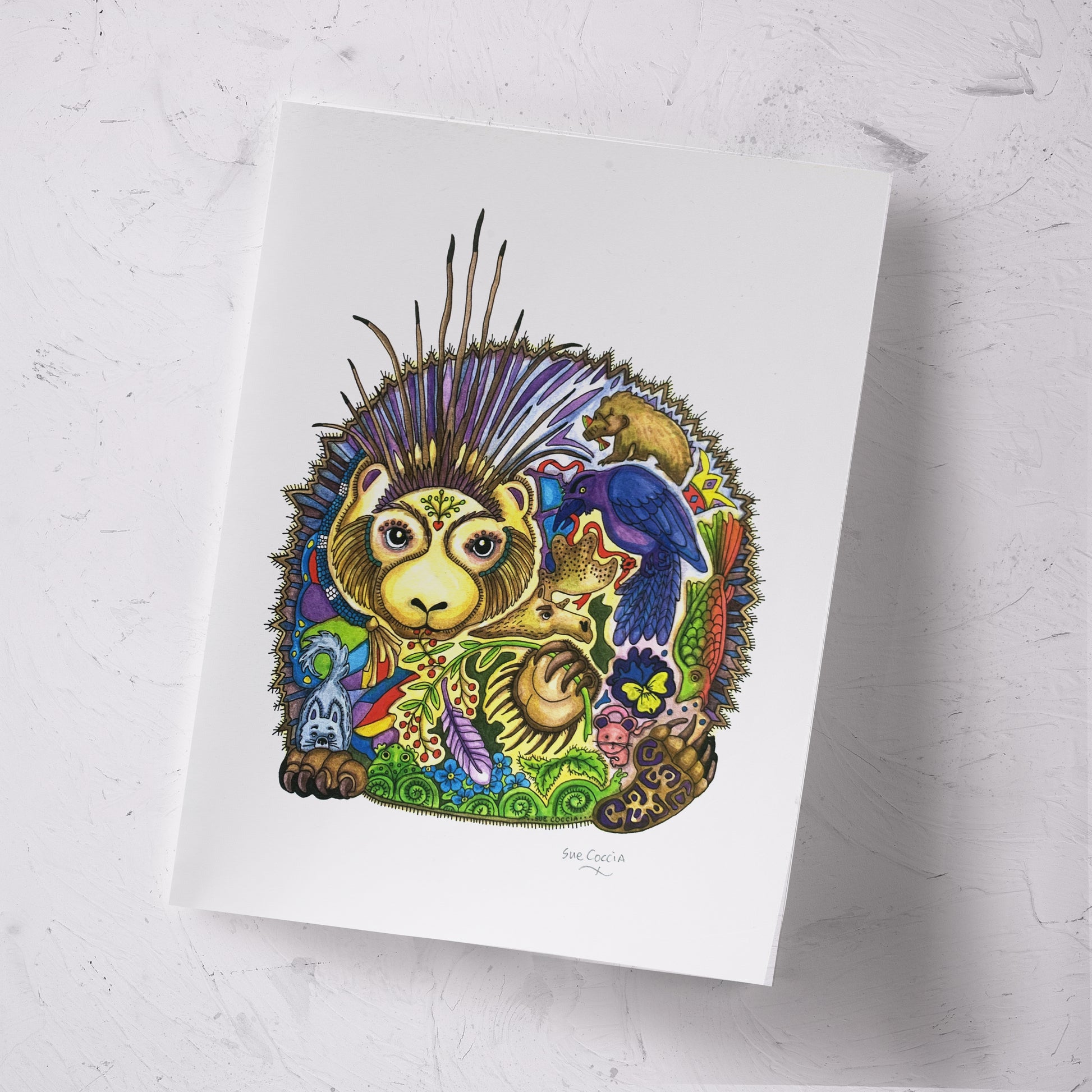 Porcupine Signed Print