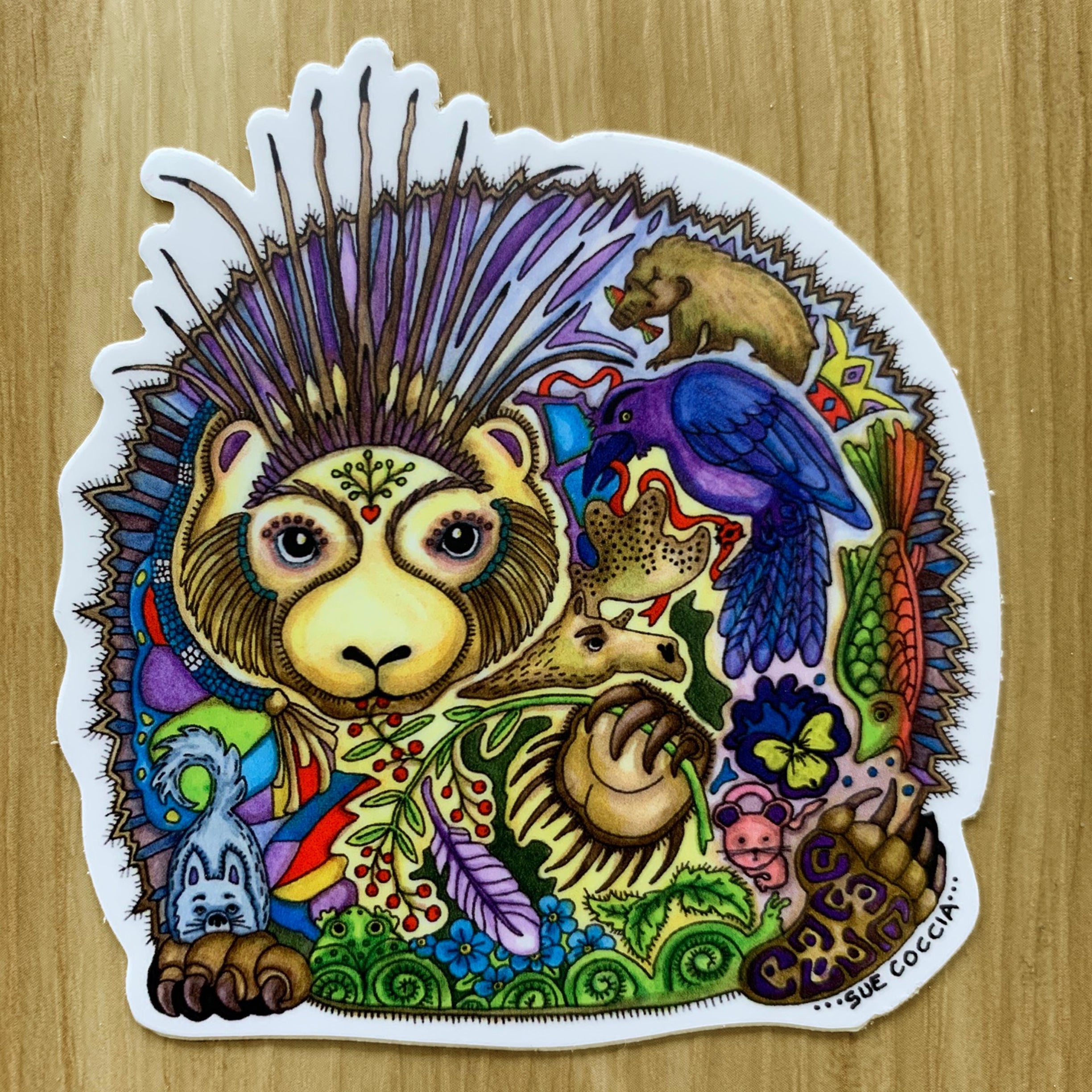 Porcupine Sticker