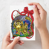 Porcupine Holiday Card