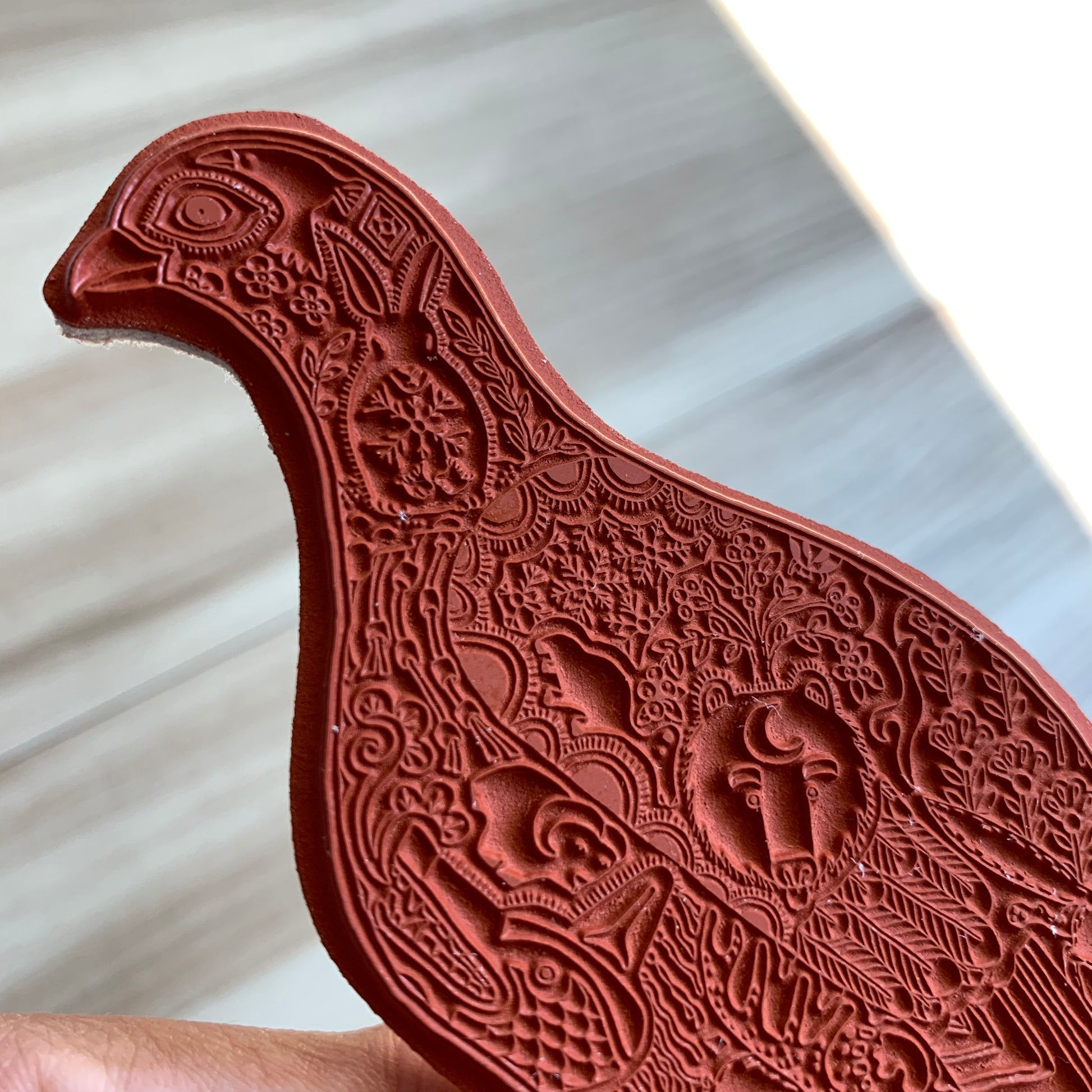 Ptarmigan Rubber Stamp