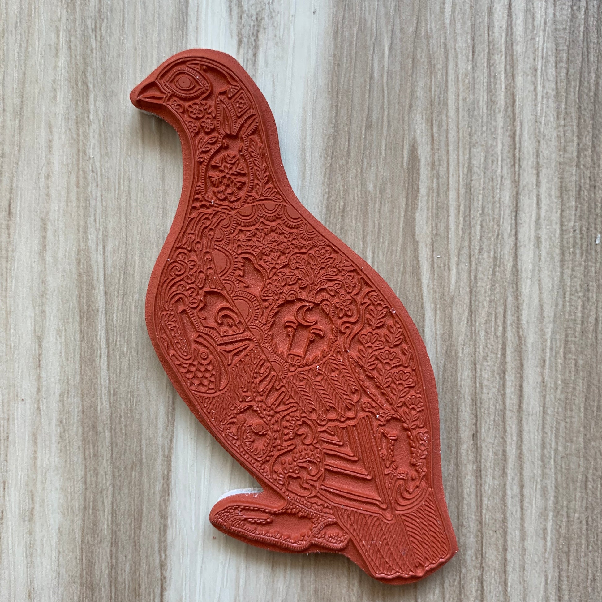 Ptarmigan Rubber Stamp