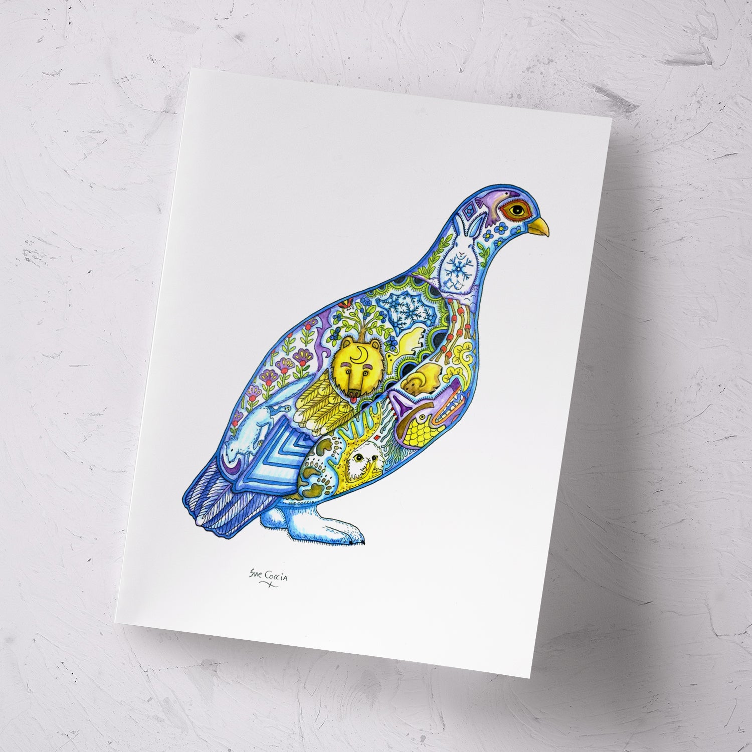 Ptarmigan Signed Print