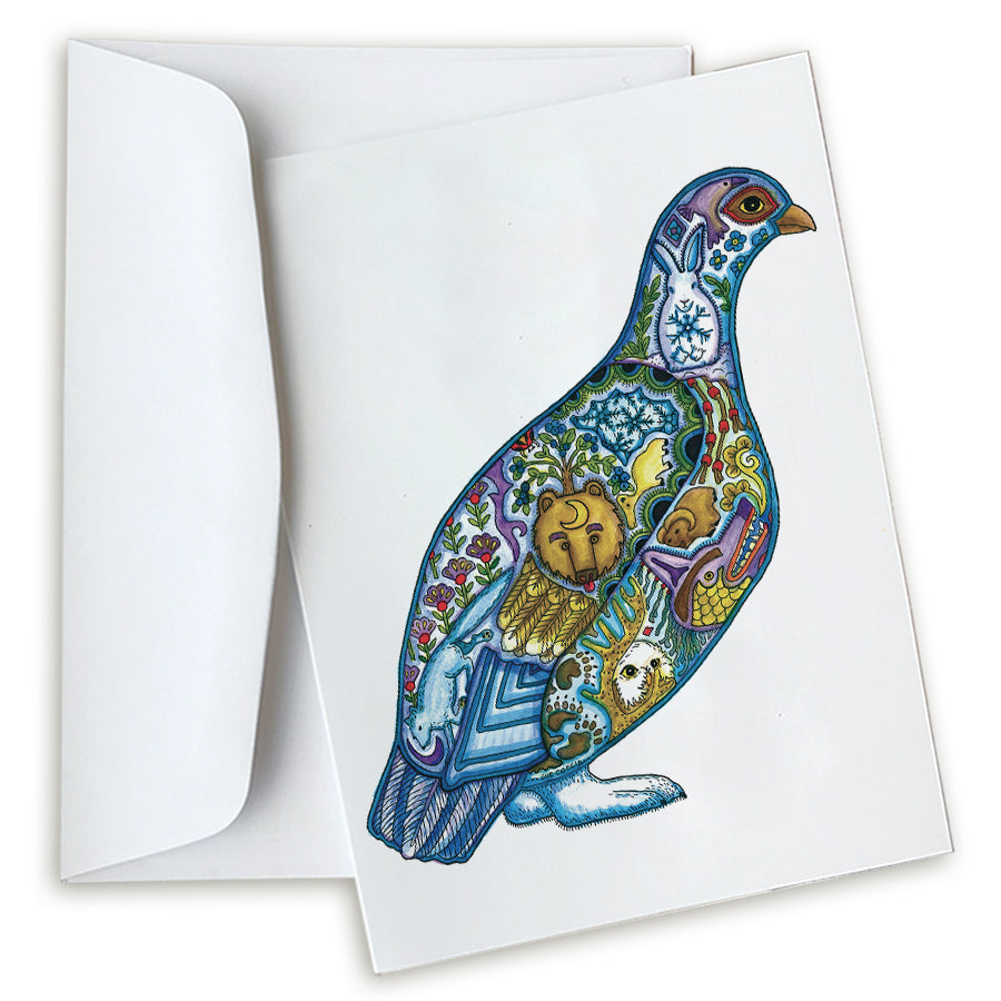 Ptarmigan Note Card