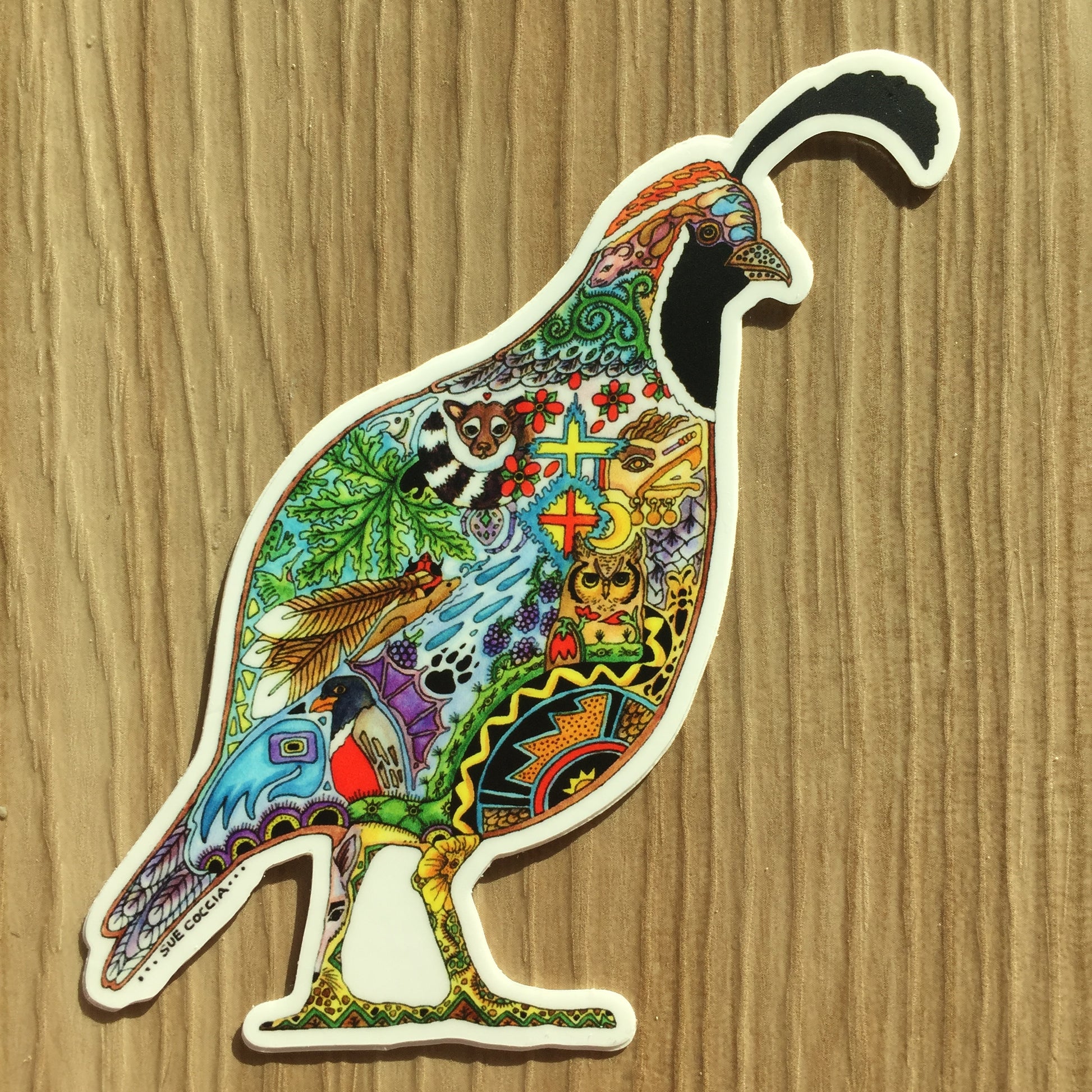 Quail Sticker