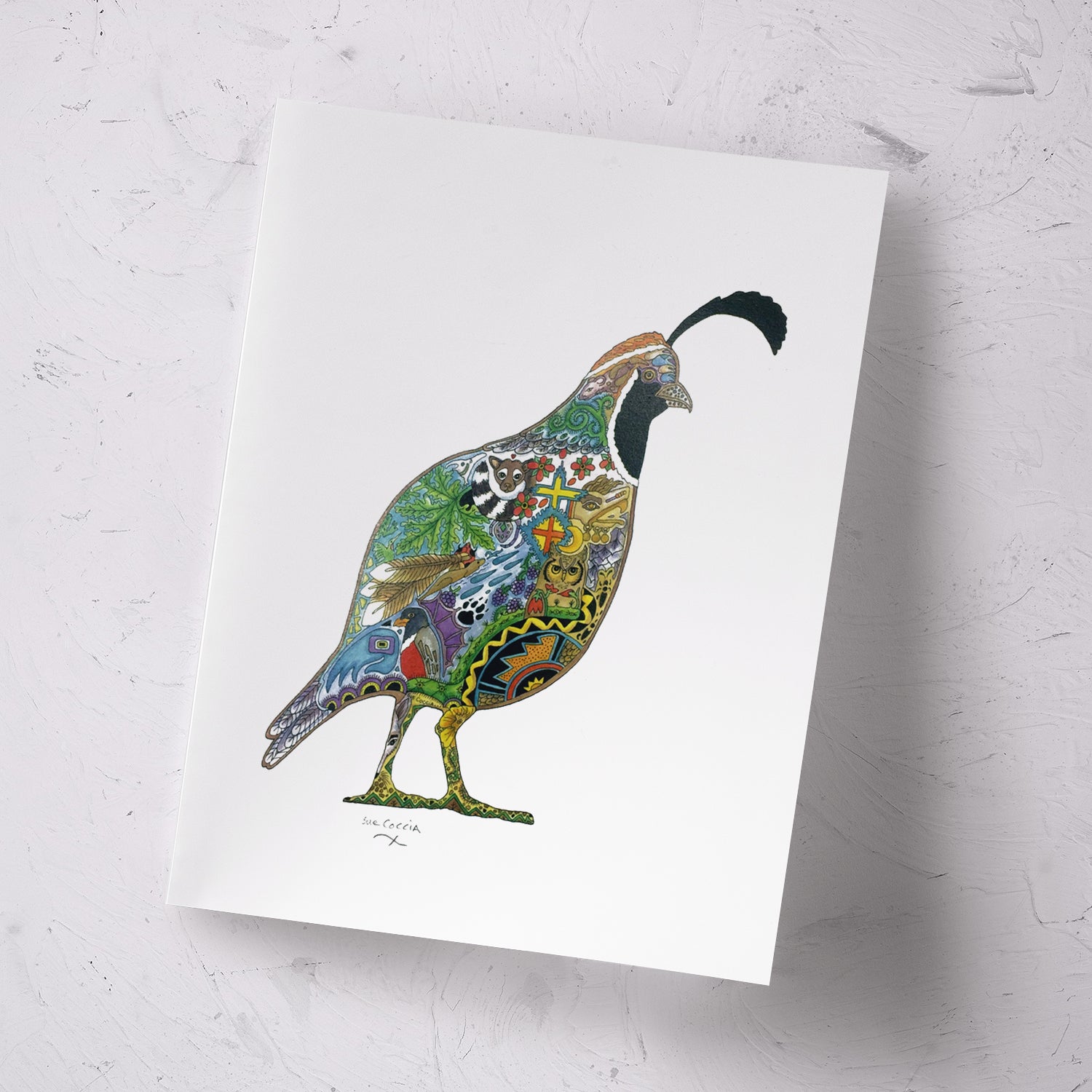 Quail Signed Print
