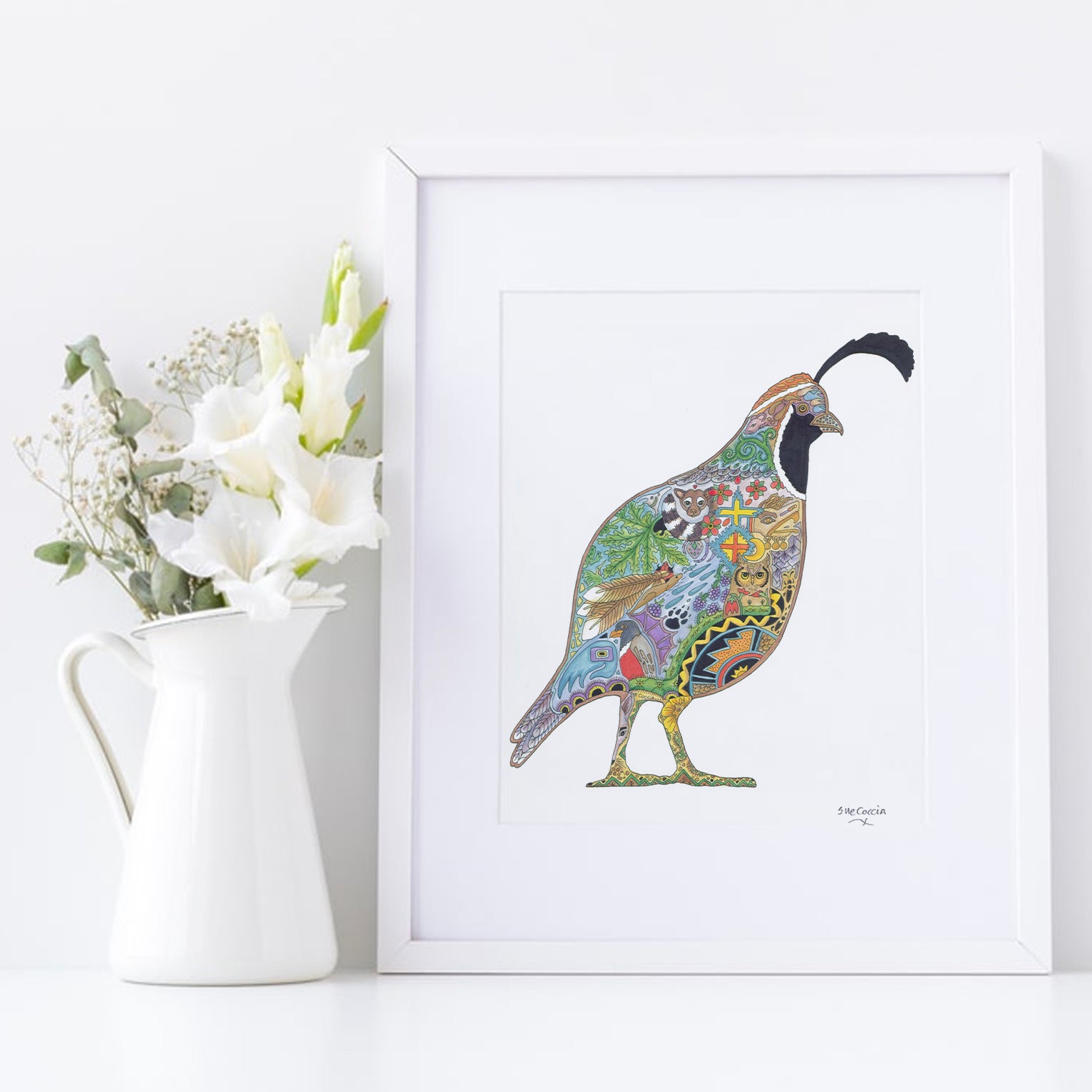 Quail Signed Print