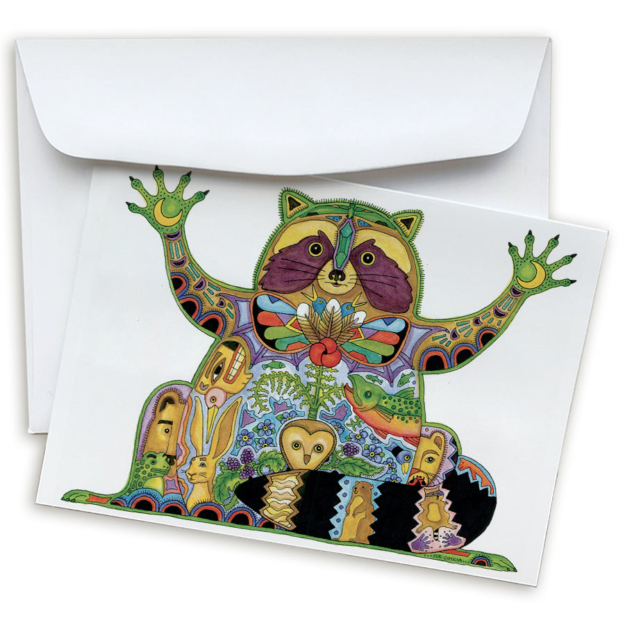 Raccoon Note Card