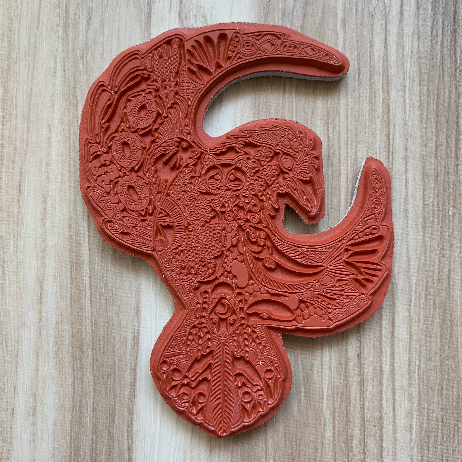 Raven 2 Rubber Stamp