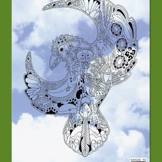 Raven 2 Rubber Stamp