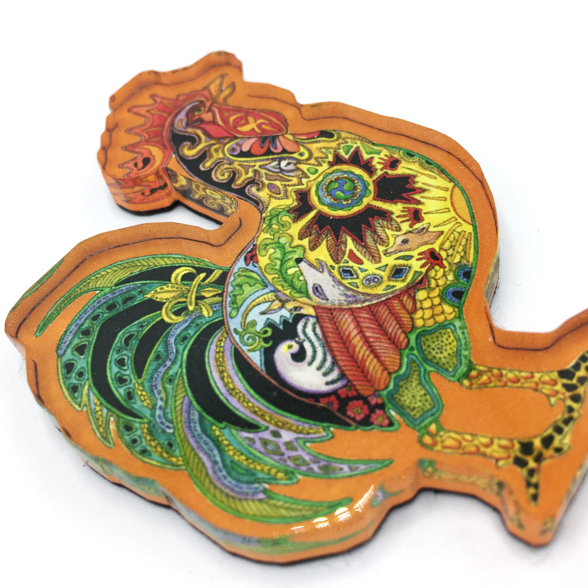 Rooster Magnet and Keychain