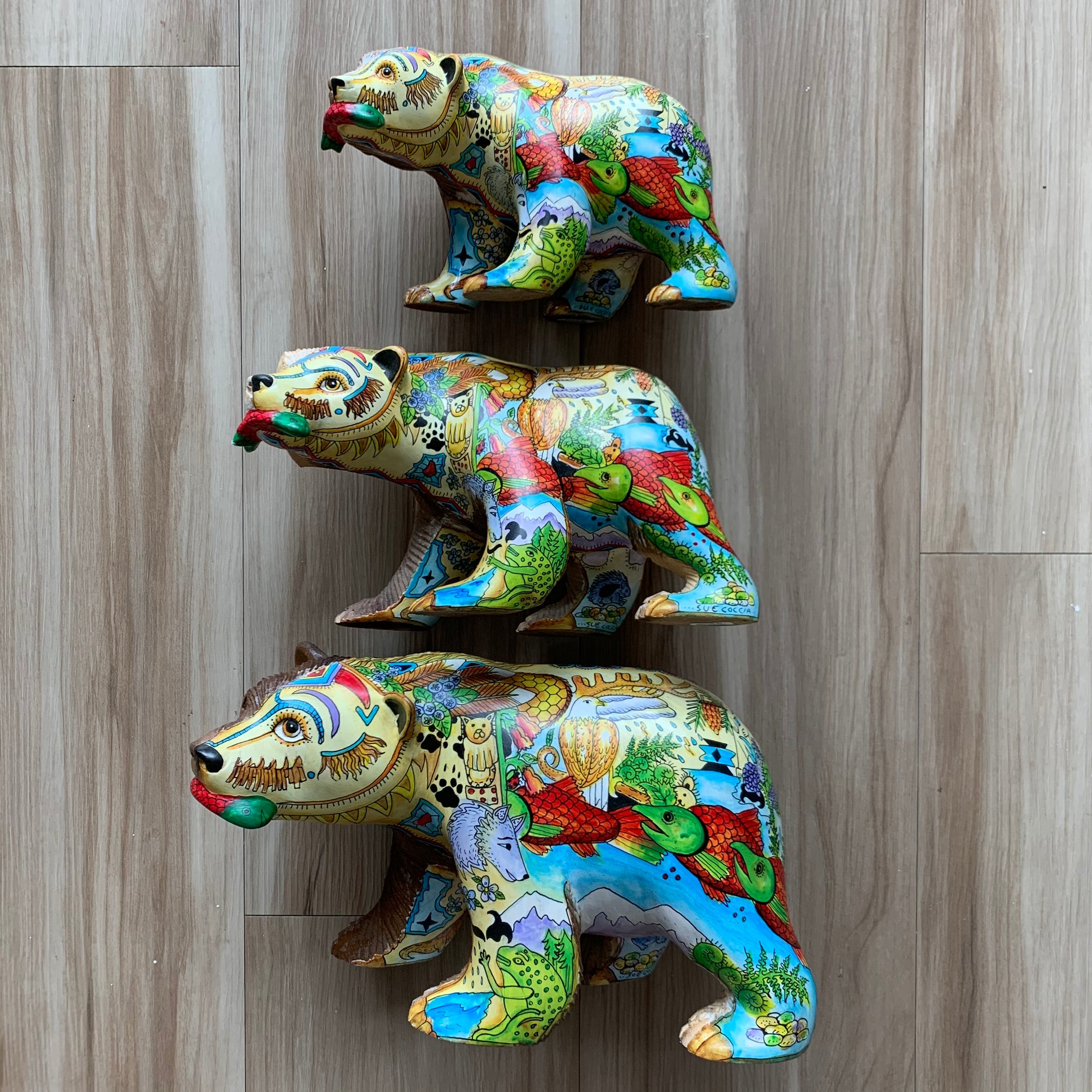 Grizzly Bear Carving (Small)