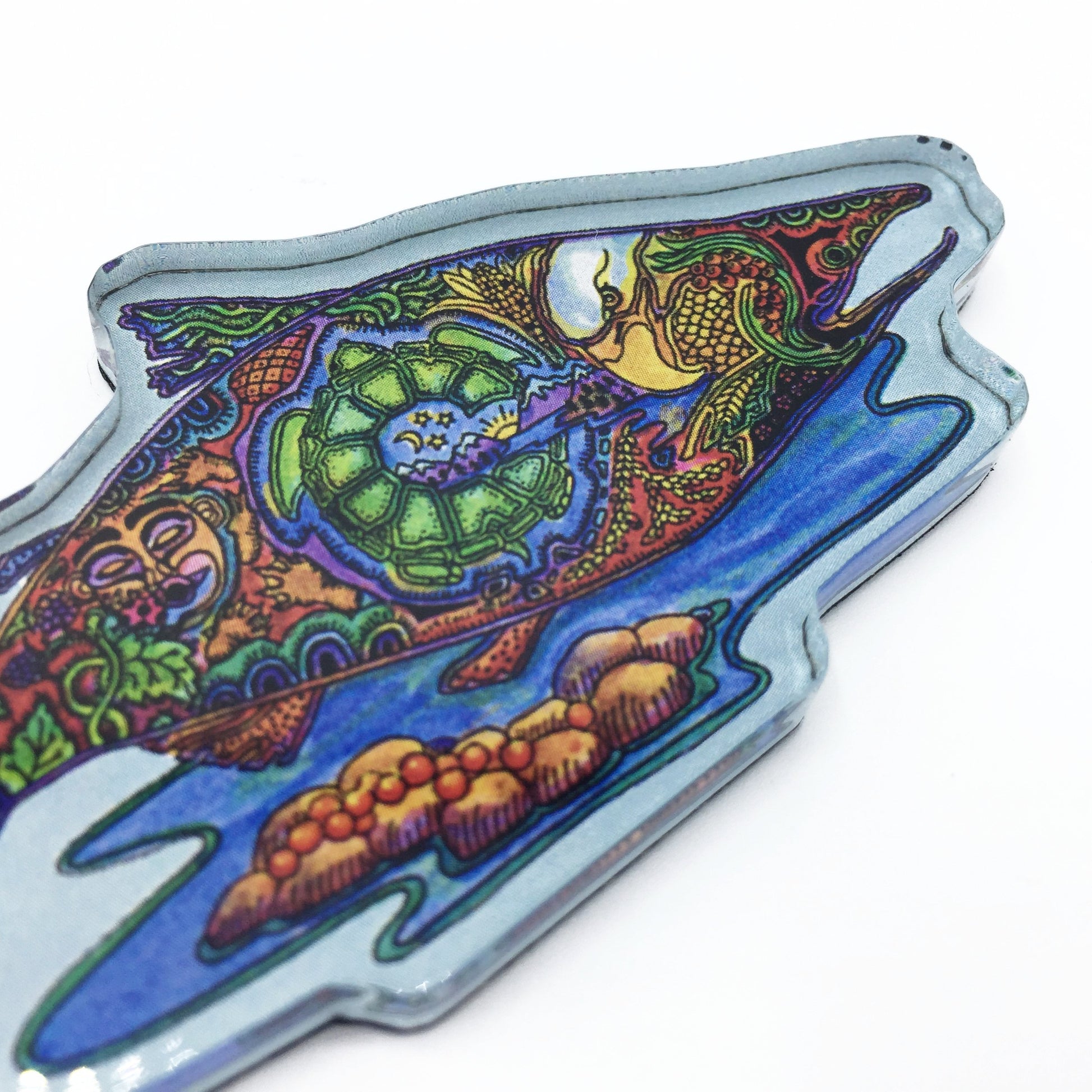 Salmon Magnets and Keychains