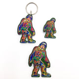 Sasquatch (Bigfoot) Magnets, Keychains and Pins