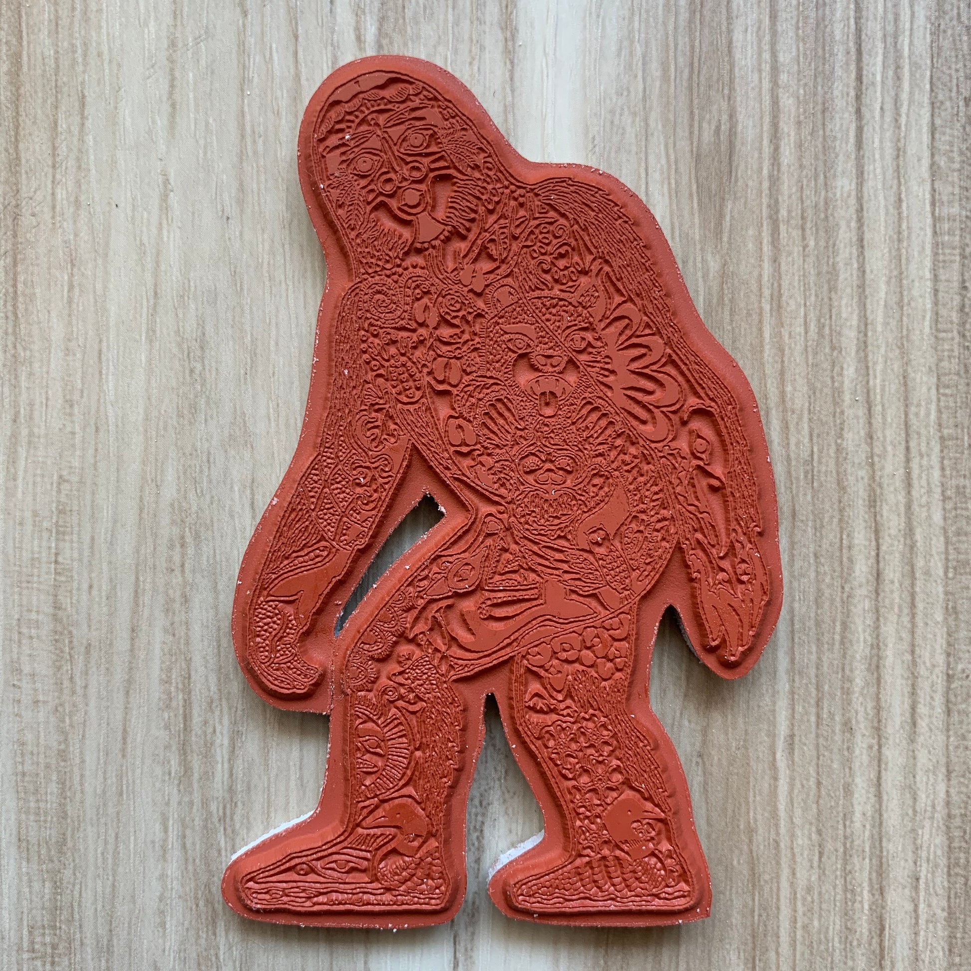 Sasquatch (Bigfoot) Rubber Stamp
