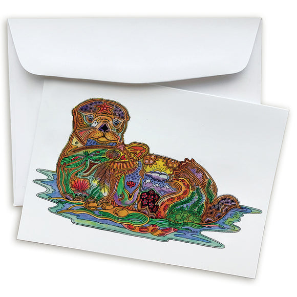Sea Otter Note Card