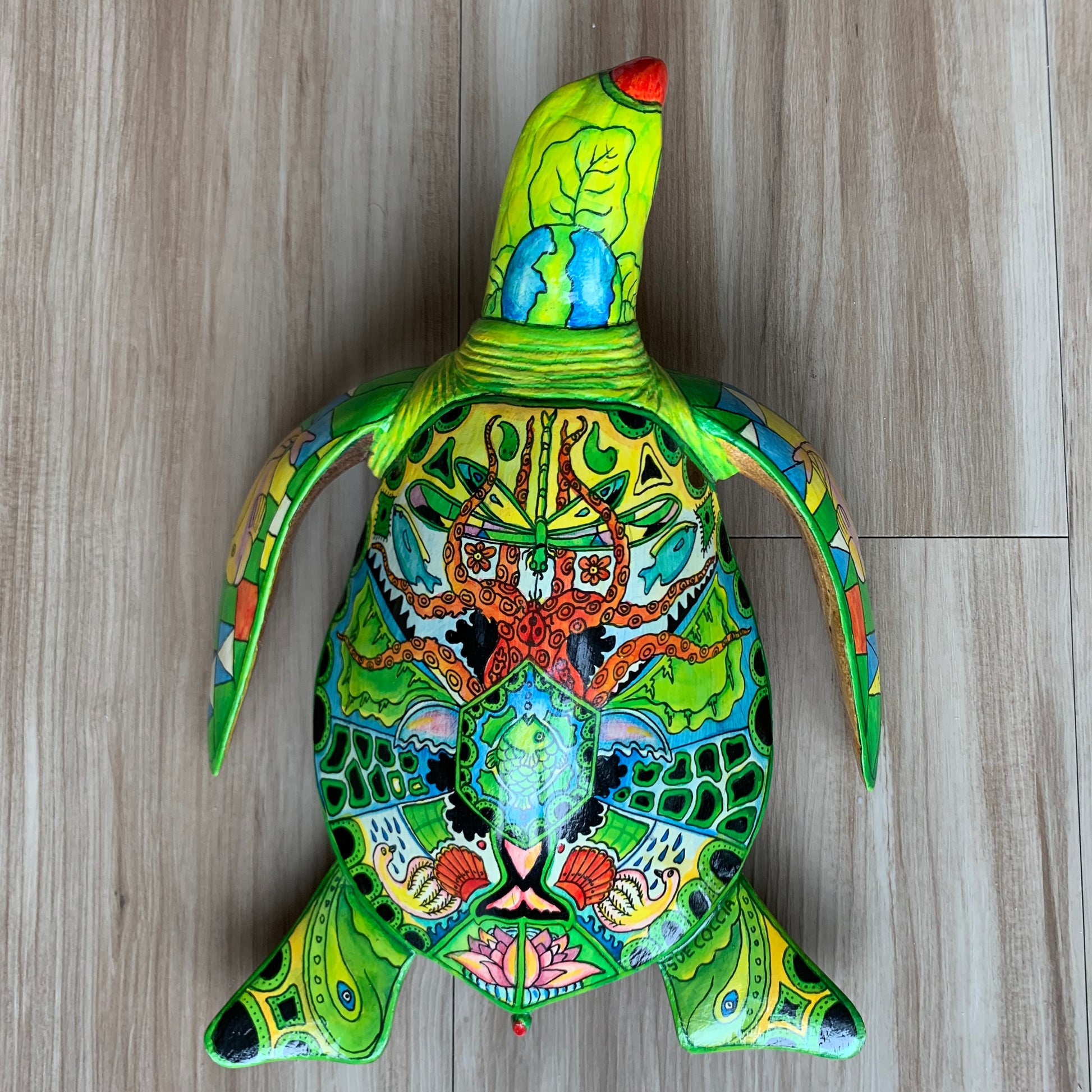 Sea Turtle Carving