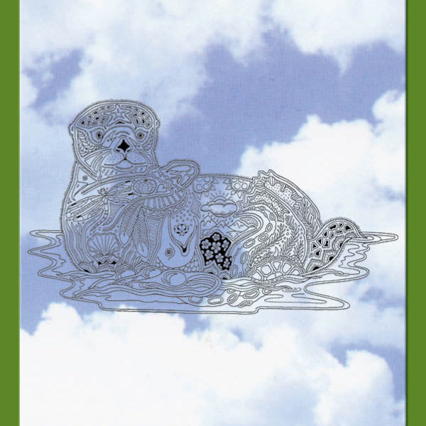 Sea Otter Rubber Stamp