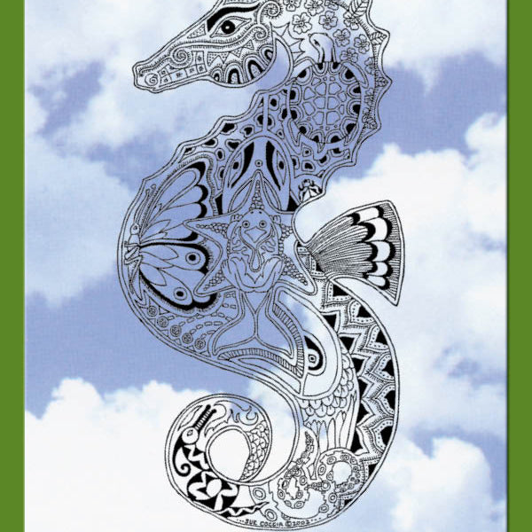 Seahorse Rubber Stamp