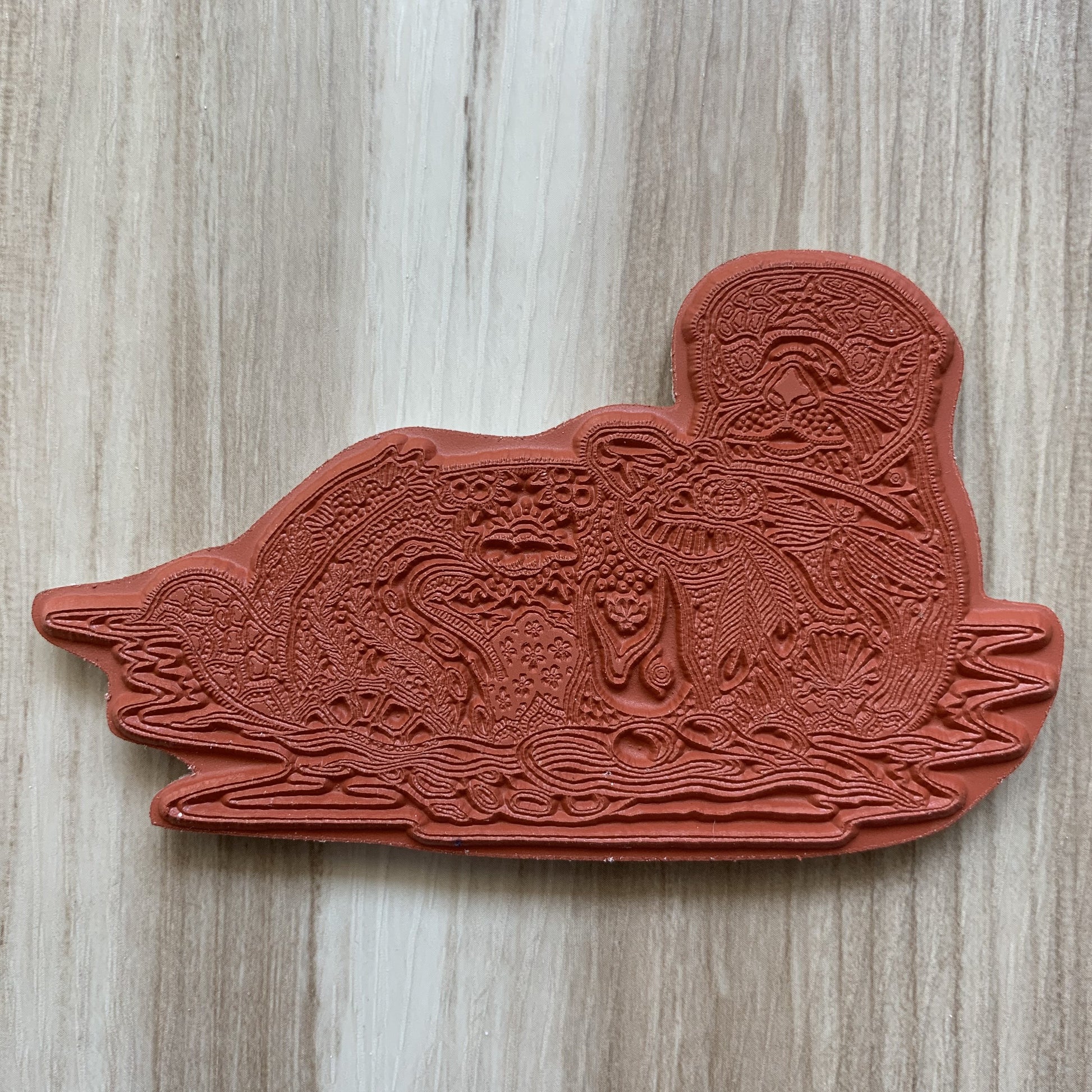 Sea Otter Rubber Stamp