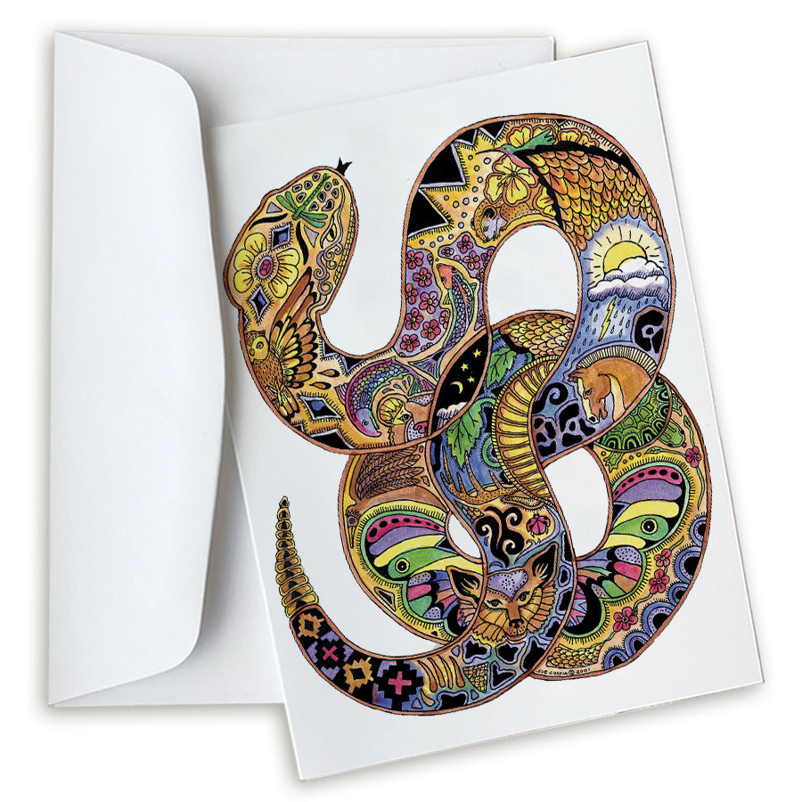 Snake Note Card