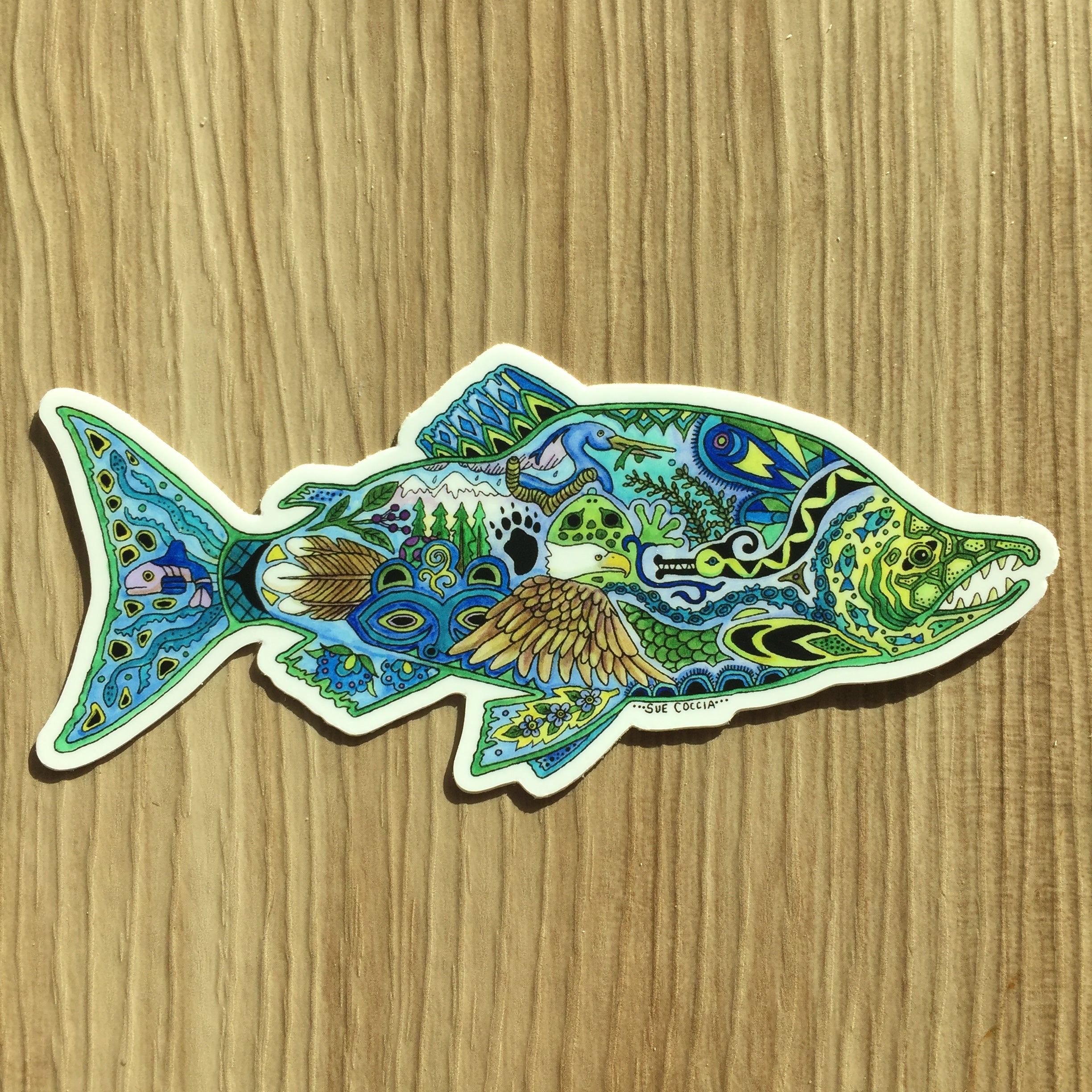 Sockeye Salmon Sticker