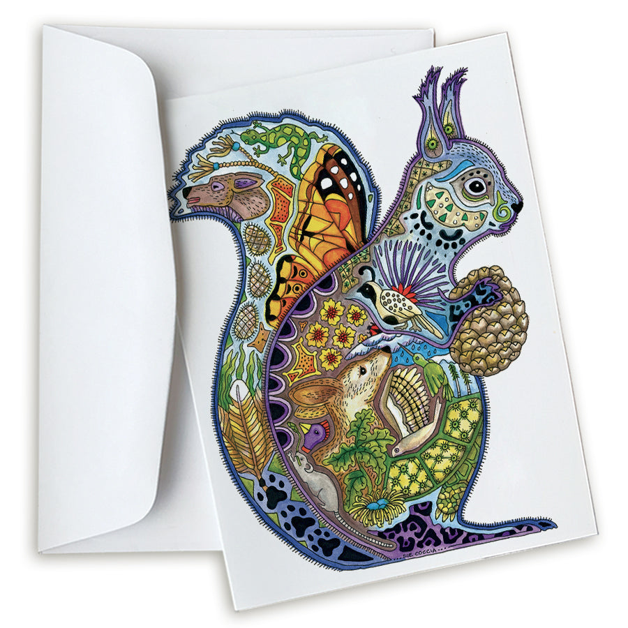 Squirrel Note Card – EarthArt International